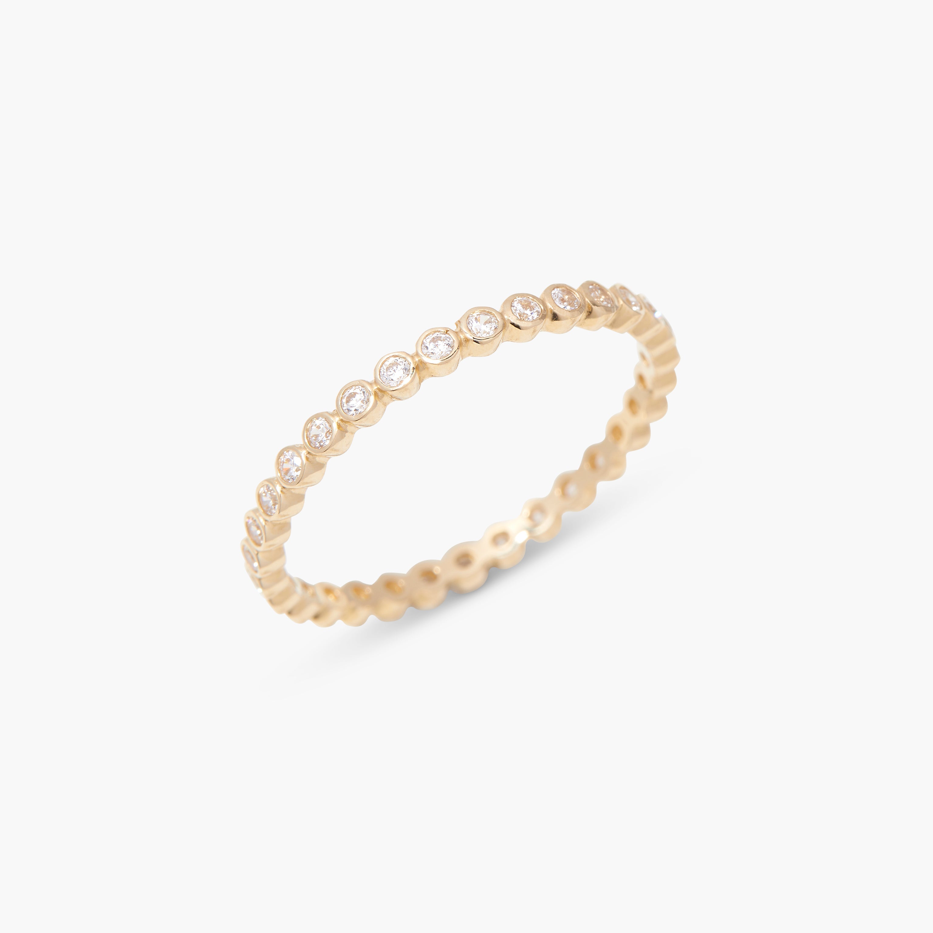 14K Gold Aurora Gemstone Ring
